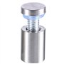 TIHOOK 40 Pcs Supports Muraux en Acier Inoxydable, Matériel de Montage Supports en Acrylique, Supports de Vis pour la Publicité,