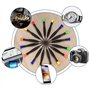 Jeu de Tournevis Magnétiques 18 Pièces, Petit Jeu de Tournevis de Précision, Kit Réparation de Tournevis Mécaniques de Lunettes 