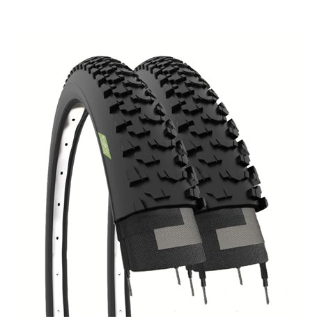 Ecovelò 2 pneus VTT 24 x 1
