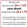 Ecovelò 2 pneus 26 x 1 3/8 (37-590) + Chambres à air Adulte Unisexe, Noir
