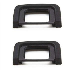 Lot de 2 œilletons D5600 pour appareil photo numérique Nikon D5600 D5500 D5300 D3500 D3400 D3300 - Remplace l'oculaire DK-25 - A