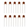 BOJACK 0.1uF 50V Condensateurs Disque Céramique 100nF Condensateur céramique à constante diélectrique constante basse tension (p
