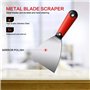 Astarye Jeu de Spatules, couteaux à mastic couteau enduit en Acier Inoxydable Spatule Bricolage pour papier peint et mur 3 Pièce