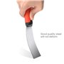 Astarye Jeu de Spatules, couteaux à mastic couteau enduit en Acier Inoxydable Spatule Bricolage pour papier peint et mur 3 Pièce