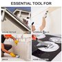 Astarye Jeu de Spatules, couteaux à mastic couteau enduit en Acier Inoxydable Spatule Bricolage pour papier peint et mur 3 Pièce