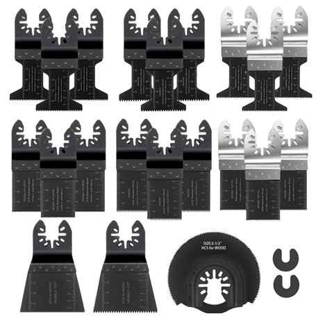 Preciva 21Pcs Lames de Scie Oscillantes