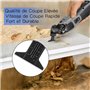 Preciva 21Pcs Lames de Scie Oscillantes, Outils Oscillants à Dégagement Rapide pour Couper Généralement, Kit de Multi-Tool Oscil