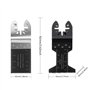 Preciva 21Pcs Lames de Scie Oscillantes, Outils Oscillants à Dégagement Rapide pour Couper Généralement, Kit de Multi-Tool Oscil
