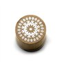 Itian Lot de 6 Rond Tampons en Bois et en Caoutchouc Rétro Motif Timbres