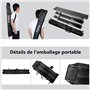 Support de Fond, 2x3m Support Fond Photo de Toile Réglable avec Sac de Transport pour Photographie/Diffusion en Direct/Mariage