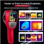 ET692D Caméra thermique infrarouge portative 320 x 240 -20 ℃ ~ 350 ℃ Analyse de logiciel PC Caméra d'imagerie thermique industri