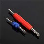 VGEBY1 Assortiment de 102 Outils de démontage A/C R134a/R12 pour Valve de Pneu de réfrigération