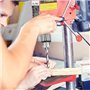 Mandrin de perceuse de type clé en acier au carbure MT2 B16/1-13 mm, pour les opérations de centrage, de taraudage et d'alésage 