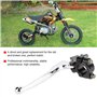 Qiilu Levier d'embrayage de Frein Moto avec Câble, Maître d'embrayage de Frein pour Vélo de Chantier Pit IRL CRF 50 70 KLX110 de