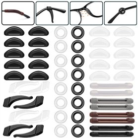 26 Paires de Retenues de Lunettes en Silicone