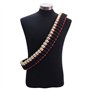 MiOYOOW 50 Tours Ceinture Épaule de Coquille Fusil de Chasse, Ceinture de Munitions de Bandoulière Coquille Tactique Ceinture d'