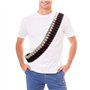 MiOYOOW 50 Tours Ceinture Épaule de Coquille Fusil de Chasse, Ceinture de Munitions de Bandoulière Coquille Tactique Ceinture d'