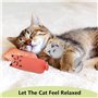 MOSNOW Jouet pour chat - 1 pointeur LED 2 en 1 et 1 jouet pour chat - Jouet interactif pour animal domestique - Outil d'entraîne