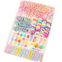 INSKIDS Lot de 695 barrettes à cheveux - Accessoires pour cheveux - Pinces à cheveux et bandes élastiques à cheveux - Pince à ch