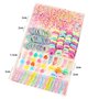 INSKIDS Lot de 695 barrettes à cheveux - Accessoires pour cheveux - Pinces à cheveux et bandes élastiques à cheveux - Pince à ch