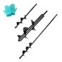 Jardin Foreuse 4PCS Foret Tarière en Spirale