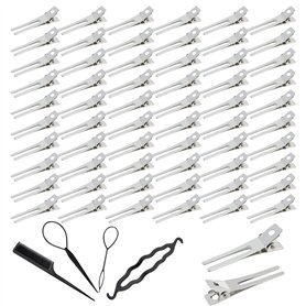 VEGCOO 60 Pièces Pince Crocodile Cheveux