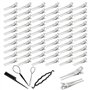 VEGCOO 60 Pièces Pince Crocodile Cheveux