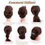 VEGCOO 60 Pièces Pince Crocodile Cheveux, 45mm Pinces Locks et Ensemble Tressé pour Filles Femmes Coiffures Bricolage