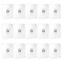 VEGCOO 15 Pcs Attaches Murales sans Percer
