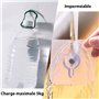 VEGCOO 15 Pcs Attaches Murales sans Percer, Crochets Transparents Auto-adhésifs sans Clous pour Accrocher des Horloges, des Phot