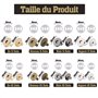 60 Pièces Bouton Pression en 4 Couleurs