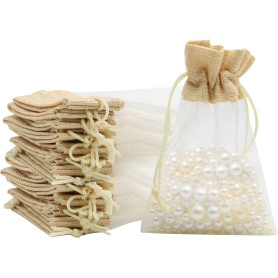VEGCOO Sachet Organza Jute