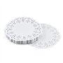Lot de 100 Napperon en Papier Rond