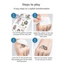 10 Feuilles de Tatouage Ephemere Femme,Faux Tatouage Imperméables Tatouages Temporaires Imperméables Minuscules pour Enfants Adu