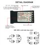 PID Contrôleur de Température Régulateurs REX-C100 0~1300 ℃ Thermostats Affichage Numérique avec K/PT100/E/J réglable Capteur, R