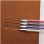 Stylos en Tissu Effaçables à la Chaleur,Stylos de Marquage en Tissu 4 Couleurs avec 20 Recharges de Stylo Remplaçables pour Cout