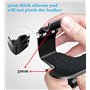 DMJWAN Support de téléphone de Voiture, rétroviseur Multifonction pour Tableau de Bord de Voiture avec Pince à Ressort réglable 