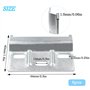 GIAK Rail de Suspension Fixation Plaque Support placards Meubles 6 PCS Rail de Suspension pour Meuble 60mm placard de cuisine pl