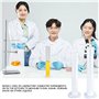 Eprouvette Graduée en Plastique Transparent Cylindre Lab Test Tube 2 Pièces Liquide de Mesure Outils 50 ml 100 ml pour le Bricol