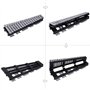 Btuty Xylophone Glockenspiel 30 notes Cadre en bois Pliable Barres en Aluminium Instrument de musique à percussion Cadeau avec s