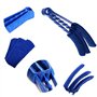 Lot de 2 Nettoyant pour Stores Vénitiens,Nettoyeur de Store Vénitien avec 4 Manchon en Microfibre,Brosse de Nettoyage Amovibles 
