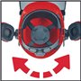 Einhell Casque de protection forestier complet (Bandeau facilement réglable en longueur, rabattable et réglable, Oreillettes ant