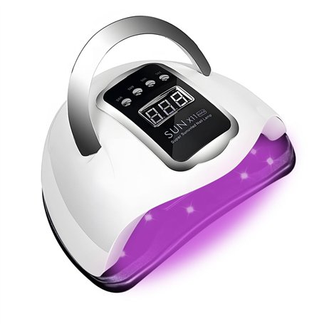 Timpou 280W Lampe UV pour Ongles en Gel - Sèche-Ongles Professionnel Rouge avec 66 Perles