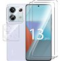 Tieeyivv Verre Trempé Compatible avec Xiaomi Redmi Note 13 Pro/POCO X6 5G Film Protection écran + Caméra Arrière Protecteur Couv