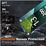 Tieeyivv Verre Trempé Compatible avec Xiaomi Redmi Note 13 Pro/POCO X6 5G Film Protection écran + Caméra Arrière Protecteur Couv