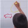 PLAYCOLOR - WINDOW ONE - Stick de peinture gouache solide 10 g pour dessiner sur vos fenêtres, baies vitrées ou toutes autres su