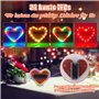 PEMENOL Projet de soudure LED RVB en forme de cœur SMT/SMD DIY Kit électronique d'apprentissage de soudure pour la formation sco