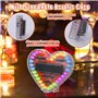 PEMENOL Projet de soudure LED RVB en forme de cœur SMT/SMD DIY Kit électronique d'apprentissage de soudure pour la formation sco