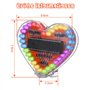 PEMENOL Projet de soudure LED RVB en forme de cœur SMT/SMD DIY Kit électronique d'apprentissage de soudure pour la formation sco