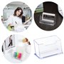 PXRLMYF 4 Pièce Porte-Cartes de Visite,Porte-Cartes de Visite en Acrylique,Présentoir à Carte de Visite pour Bureau Hôtels,Trans